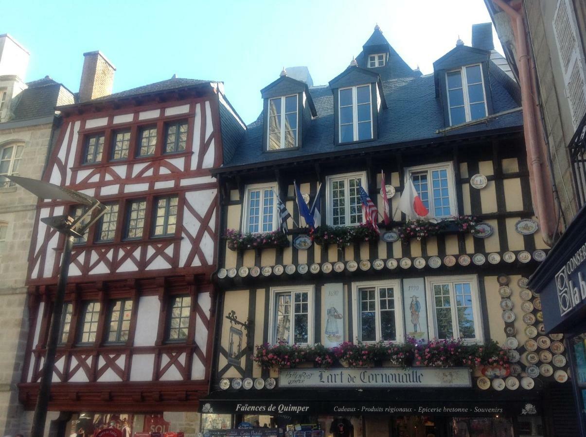 Апартаменты Le Vieux Quimper Classe*** Экстерьер фото